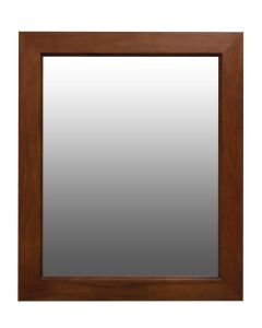 Ascott Solid Timber Frame Wall Mirror - Mahogany