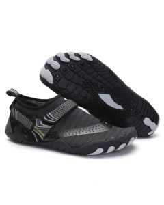 Men Women Water Shoes Barefoot Quick Dry Aqua Sports Shoes - Black Size EU36 = US3.5