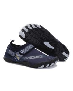 Men Women Water Shoes Barefoot Quick Dry Aqua Sports Shoes - Blue Size EU36=US3.5