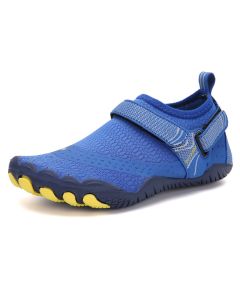 Kids Water Shoes Barefoot Quick Dry Aqua Sports Shoes Boys Girls - Klein Blue Size Bigkid US3 = EU34