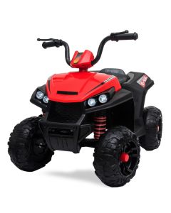 ROVO KIDS Electric Ride On ATV Quad Bike Battery Powered, Red and Black