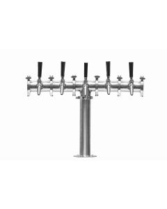 Beer Font Tower - Quintuple Tap Modular Beer Font with Tap