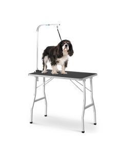 Floofi Pet Grooming Table 90cm Single Pole (Black)