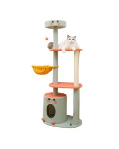 Floofi 143cm Dinosaur Cat Condo Cat Tree Green