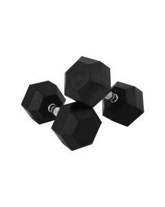 VERPEAK Rubber Hex Dumbbells (5KG x 2)