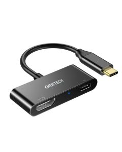 CHOETECH HUB-M03 USB-C To HDMI Adapter(4K@60hz) with 60W PD Charging Port