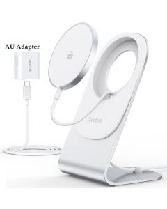 CHOETECH MA00117-SL MagLeap Magnetic Wireless Charger with Stand and AC Adapter