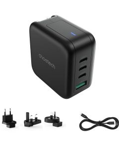 CHOETECH PD6055 GAN USB-C + USB-A 70w Travel Charger (US/EU/UK/AU)