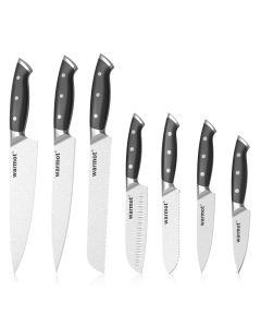 Warmot 7-Piece High Carbon Stainless Steel Ultra Chef Knife Set with Gift Box (317-7)