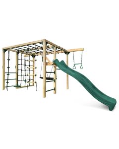 Lifespan Kids Orangutan Climbing Cube Jungle Gym Play Centre + Green Slide