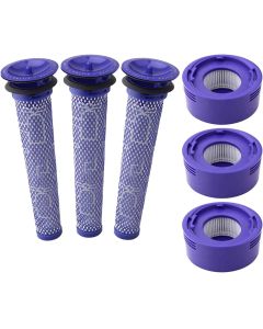 3 X Filter Kits for DYSON V7 (SV11, SV37) & V8 (SV10, SV25) Vacuum Cleaners