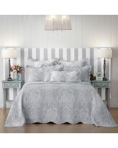 Bianca Florence Grey Bedspread Set King