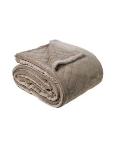 Bianca Mansfield Blanket Taupe (Also Known as Silver Grey) Single/Double