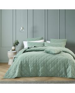 Bianca Barclay Olive Coverlet Set Queen/King