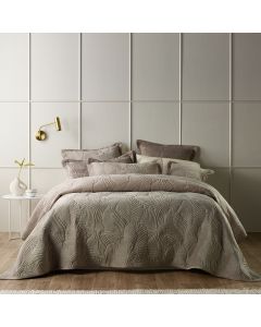 Bianca Kairo Taupe Coverlet Set Single/Double