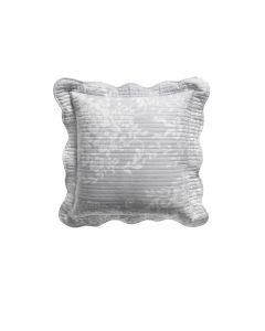 Bianca Florence Grey Square Cushion