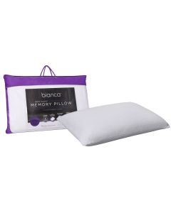 Bianca Memory Foam Low Profile Standard Pillow 65 x 40 cm