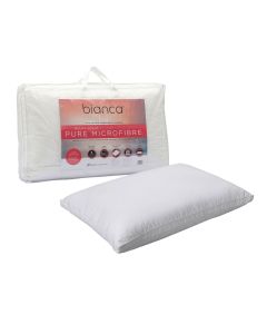 Bianca 850g Relax Right Pure Microfiber Low Profile Standard Pillow 49 x 72cm