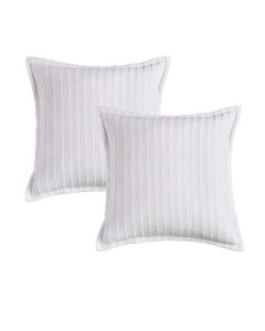 Bianca Pair of Evora White European Pillowcases