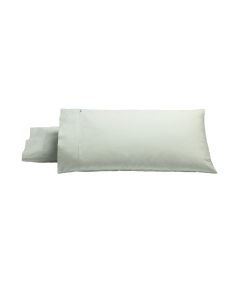 Bianca Pair of Heston Cotton Percale King Pillowcases Silver