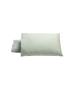 Bianca Pair of Heston Cotton Percale Standard Pillowcases Silver