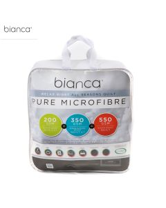 Bianca Pure Microfibre All Seasons Quilt Double