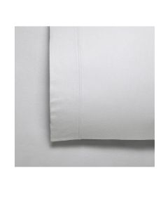 Bianca Fletcher Flannelette Cotton Sheet Set Silver Double