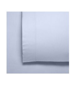 Bianca Fletcher Flannelette Cotton Sheet Set Steel Blue Double