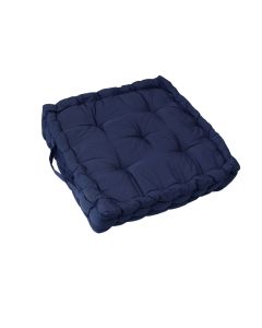 1 Pc Floor Box Cushion Pad 40 x 40+ 8 cm Indigo