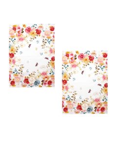 Ashdene Set of 2 Springtime Soiree Cotton Kitchen Tea Towels 50 x 70 cm