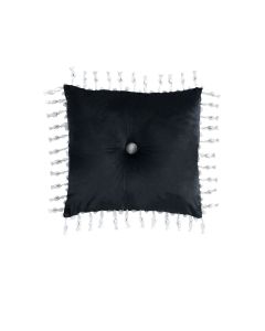 Davinci Chamonix Center Buttoned Filled Cushion with Tassels 45 x 45cm