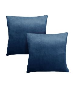 Alastairs Augusta Navy Pair of Flannel Fleece European Pillowcases