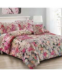 Georges Fine Linens Evaline Quilt Cover Set King