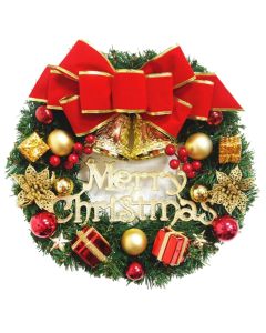 Christmas Wreath Door Garland Decoration Front Door Hanging Flowers Tree Decor(J1-2)