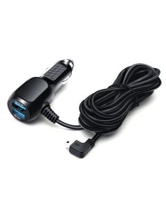 2 in 1 Dash Cam Car Charger Double USB 5V3.5A QC3.0 Fast 3.5M Cable