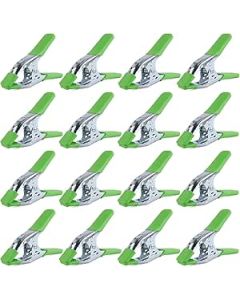 SWANLAKE 16-Pack 6-inch Strong Spring Clamps Set, Large Super Heavy Duty Spring Clamps Metal Anti-Slip Grip Handle - 2.5 inch Jaw Opening