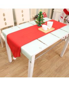 6-10x Christmas Santa Hat Chair Covers Table Cloth Dinner Home Décor Ornaments, Table Runner (34x176 cm)