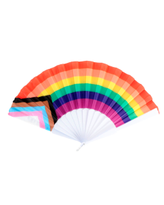 1x Rainbow Gay Pride Fabric Cooling Fan LGBTQ