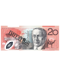 20 Dollar Australian Souvenir Note Pad Fake AUD Money - 1 Pack of 50 Sheets