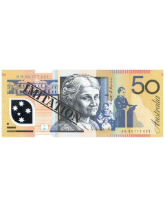 50 Dollar Australian Souvenir Note Pad Fake AUD Money - 1 Pack of 50 Sheets