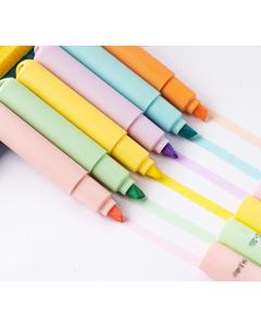 6pcs Cute Mini Pastel Highlighters