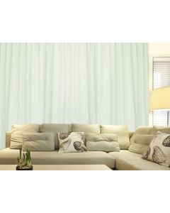 Milk White Large Curtains 540x230cm PINCH PLEAT 2 panel High Level Fab. for Wall