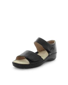 AEROCUSHION Women's MOOSE2 Sandals Black Shoe 7US