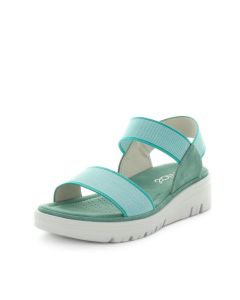 WILDE Women's SIPPY Sandals Green Shoe 39EU