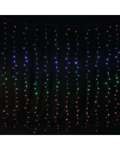 LED Curtain Lights Rainbow Color available in 2 sizes - 1.8 meter