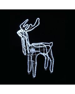 LED Ropelight Standing Reindeer Small Moving Cool White available in 2 types - Standing