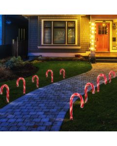 LED Candy Canes Path Lights 20pk