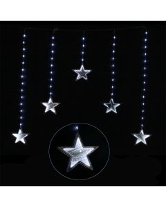 LED Infinity Stars Curtain Lights avaiable in 2 Colors - Cool White