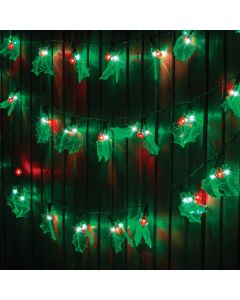 40 Pack LED Holly Lights