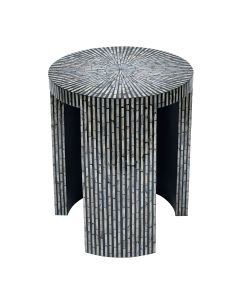 MONO MOTHER OF PEARL HAND MADE SIDE TABLE